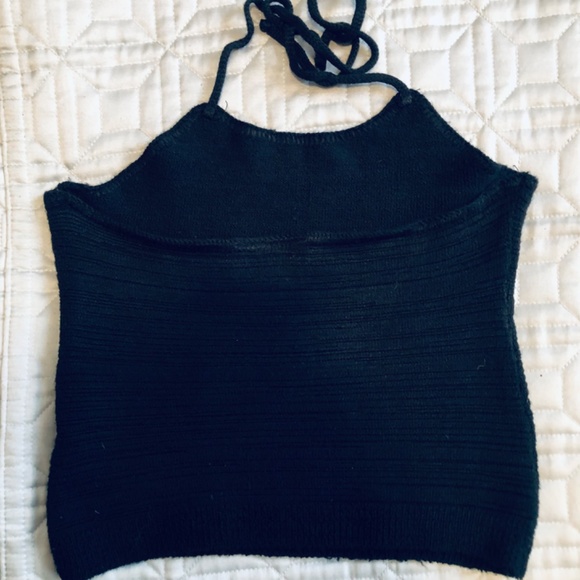 '90s Cropped Halter Made in USA - Picture 4 of 8